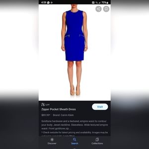 Calvin Kein sheath dress